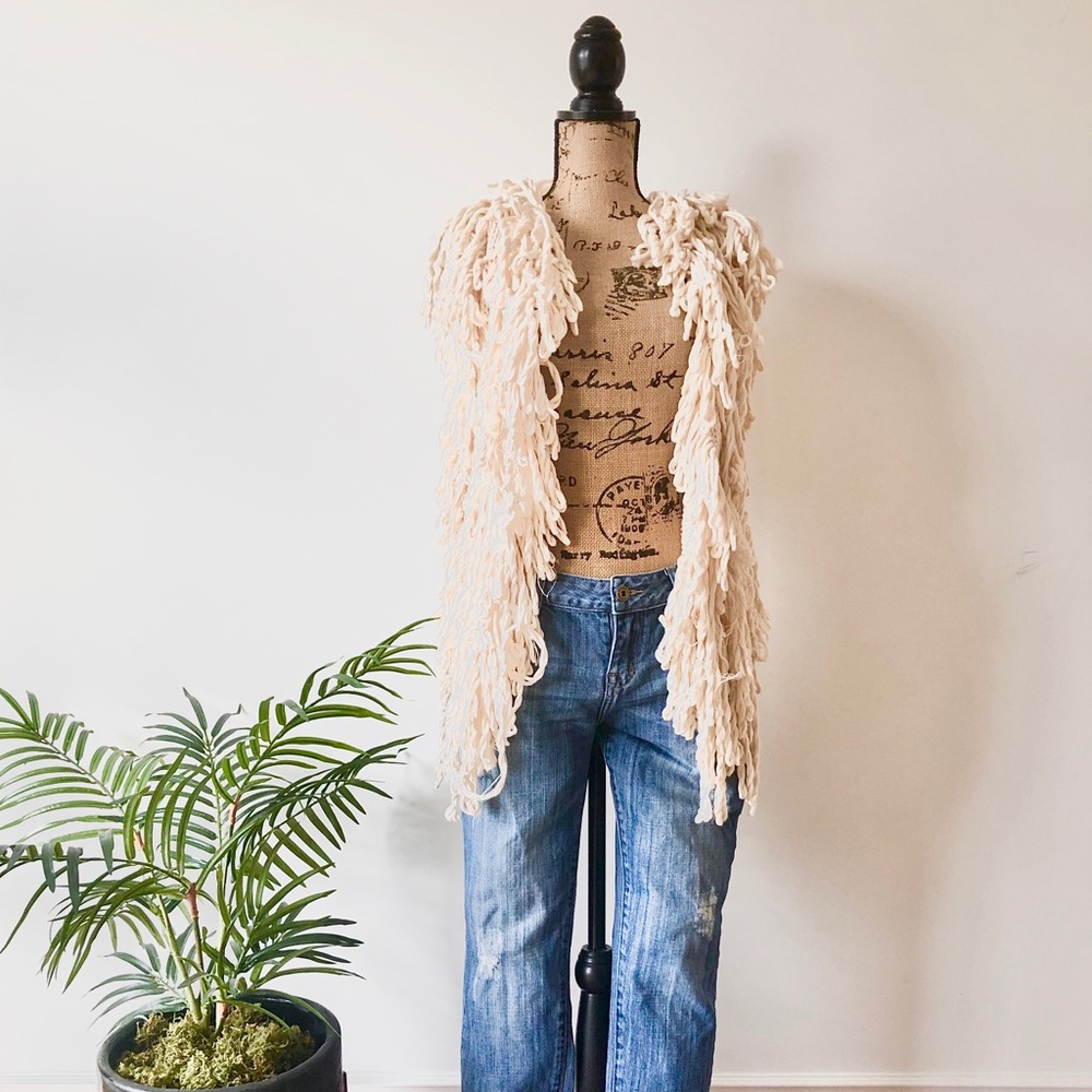 Boho Knit Sweater Vest by Sheri Bodell